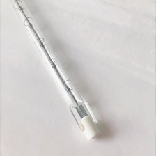 China 380V 3000W Shortwave Quartz Heater Lamp Infrared Heating Lamp for Blowing Machine manufacturer