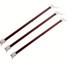 China 1300-W-Kreis-Halogen-Infrarot-Heizlampe, rubinbeschichtete Röhre, Halogen-Infrarot-Heizlampe zum Aushärten von Lacken Hersteller