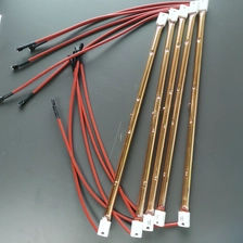 China China Factory Gold Element Infrared 2000W Quartz Heating Tube Halogen Heating Lamp manufacturer