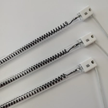 China Electric Heater Element Infrared Heat Lamp 380V 3300W Quartz Infrared Clear Heating Lamp for Paper Drying manufacturer