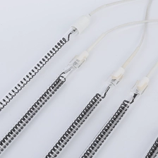 China 1200W 650mm 220V S Shape Carbon Fiber Infrared Heater Infrared Halogen Heating Tube Lamp manufacturer