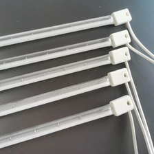 porcelana 230V 2000W 920mm fabricante medio recubierto blanco SK15 onda corta cuarzo halógeno infrarrojo calentador emisor lámpara de secado de calefacción fabricante