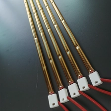 China IR-Strahler, goldbeschichtete Röhre, Infrarot-Heizelemente, Wärmetrocknungslampe, Halogen-Infrarot-Heizlampen Hersteller