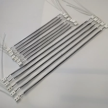 China 240V 800W 1000W 1500W 2000W Industrielle elektrische transparente Kohlefaser-Heizrohr Quarz-Infrarot-Heizelement Hersteller