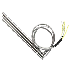 China Right Angle Single Head Heating Tube Electric Heating Element Stainless Steel Industrial Tubular Heater Rod manufacturer