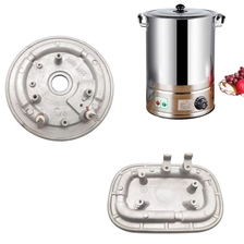 China Customized 304 Stainless Steel Electric Water Bucket Dry Burning Heating Tube Plate Water Heater for Steaming Bucket manufacturer