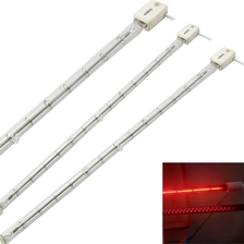 الصين 1000W WITHING أنبوب التدفئة الأشعة تحت الحمراء مجفف مصباح الجفاف معالجة الحليب أبيض الكوارتز فتيل مصباح الحرارة الصانع