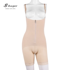 China S-SHAPER Fajas Colombian Post Surgery Shapewear Wholesales Hip-lifting Body Briefs With Zipper manufacturer