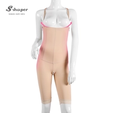 China S-SHAPER Fajas Colombian Post Surgery Shapewear Slim Bodysuit With Zipper Support Fat Transfer Surgical Shapewear manufacturer
