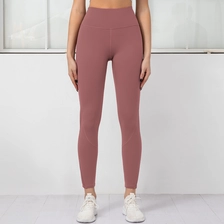 China S-SHAPER Seamless Yoga Pants for Women Running Workout Mesh Leggings High Waist Nudity Fitness Sexy Leggings manufacturer