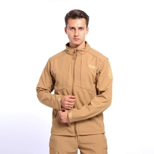 Китай S-SHAPER Мужское флисовое пальто Производители Многокарманная уличная куртка Ветрозащитное пальто с воротником-стойкой производителя
