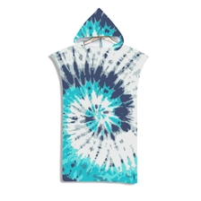 中国 Cheap Quick Dry Custom Printed Microfiber Suede Beach Towel Poncho Changing Robe - COPY - 15m0e6 制造商