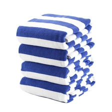 China 100% Katoenen Cabana Gestreepte Strandhanddoek Badhanddoek fabrikant