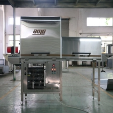 China Hot sale Chocolate Enrobing Machine with Cooling Tunnel Chocolate enrober Chocolate Coating Machine manufacturer