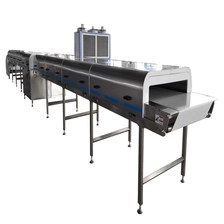China AMC high performance industry process stainless steel cooling tunnel machine manufacturer