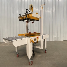 China Hochwertige, einfach zu bedienende halbautomatische Kartonverschließmaschine zum Verkauf Hersteller