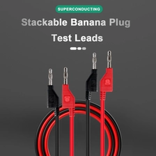 中国 18AWG 2000V 20A 可堆叠双香蕉插头测试引线，最佳工具 BST-070-JP 制造商