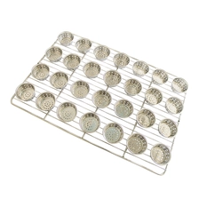 porcelana Bandeja para hornear magdalenas mini muffin de acero inoxidable fabricante
