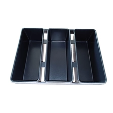 porcelana Juego de moldes para hornear pan apilable con correa de 3 cavidades fabricante