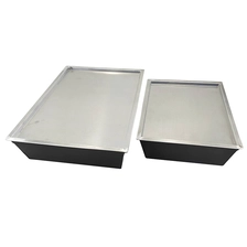porcelana Molde para pizza Detroit antiadherente rectangular de tamaño personalizado con tapa fabricante