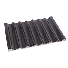 China 400x600mm Aluminum Non Stick Perforated Baguette Pan manufacturer