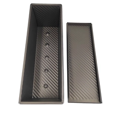 China Double Sided Teflon Non Stick Bread Loaf Baking Pan with Lid manufacturer