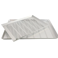 China Perforiertes Aluminiumtablett mit großen Löchern Hersteller