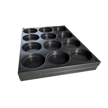 Tsina Custom Made 15-mold Hamburger Pan Manufacturer
