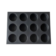 Tsina 12-mold round cupcake at muffin baking pan Manufacturer