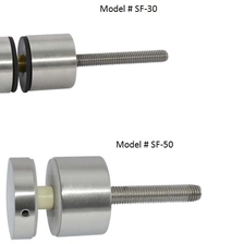 Chiny 1/2 cala szkła balkon balustrady szklane bezramowe uchwyt szkła patowa 50mm producent