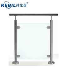 Chine balustrade de 1,1 mètre de hauteur en acier inoxydable verre post LCH-106\/107\/108 du système de garde-corps en verre fabricant