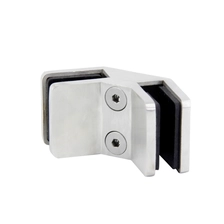 China 12-15mm 90 Degree Stainless Steel Corner Glass Clamp PV-90 Hersteller