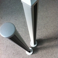 Китай 1265mm high square 180 degree aluminum post производителя
