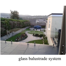 China 12mm glazen balustrade voor balkon (RBM) fabrikant