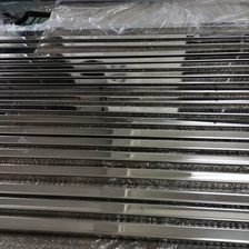 China 24x25mm square stainless steel U channel cap rail manufacturer