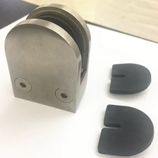China 316 stainless steel glass railing clips 1/2 inch glass manufacturer