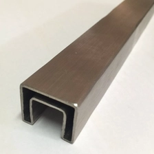 Китай 316 слот нержавеющей стали верхний поручень 21x25mm производителя