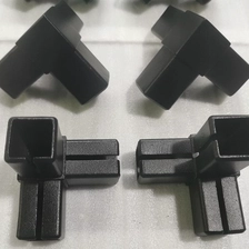 China 90 graden vierkante buis connector elleboog voor 25 mm pijp fabrikant