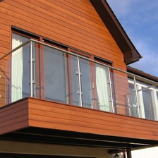 China 900 1500mm frame glass railing Hersteller