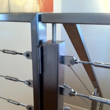 Chiny 900 1500mm high balustrade posts for outdoor steps producent