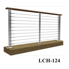 Cina 900 1500mm high cable balustrade post produttore