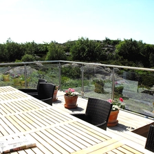 China AISI 316 Handlaufdeckgeländer aus Edelstahlglas Hersteller