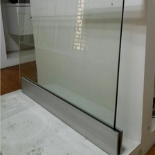 Китай Aluminum U channel use for 12mm deck glass fence производителя