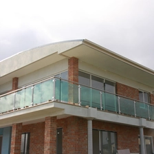 China Balcony glass balustrade  framed 316 stainless steel manufacturer