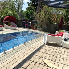 porcelana Base de montaje de mini poste espita para piscina de cristal valla fabricante