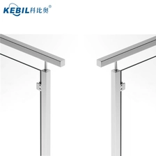 China Cheap stainless steel railing price for glass balcony railings manufacturer