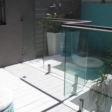 China China-Lieferant aus Edelstahl 316 Glas post / Wandscharnier für Glasgeländer Designs Quadrat, G-W2 Hersteller