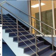 Chine Prix ​​d'usine du système de garde-corps de barre transversale de tige d'acier inoxydable pour le balcon d'escalier de plate-forme fabricant