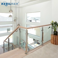 Chiny Koszt balustrady szklanego schodów, balustrady ze stali nierdzewnej ze schodami, ceny balustrad schodowych producent