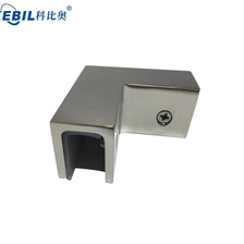 Cina Hardware di vetro temperato dell'acciaio temperato morsetto d'angolo di vetro di alta qualità da 90 gradi produttore